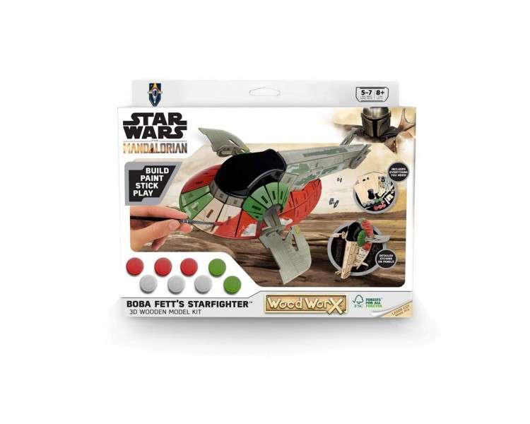 Replica madera pintar woodwork star wars