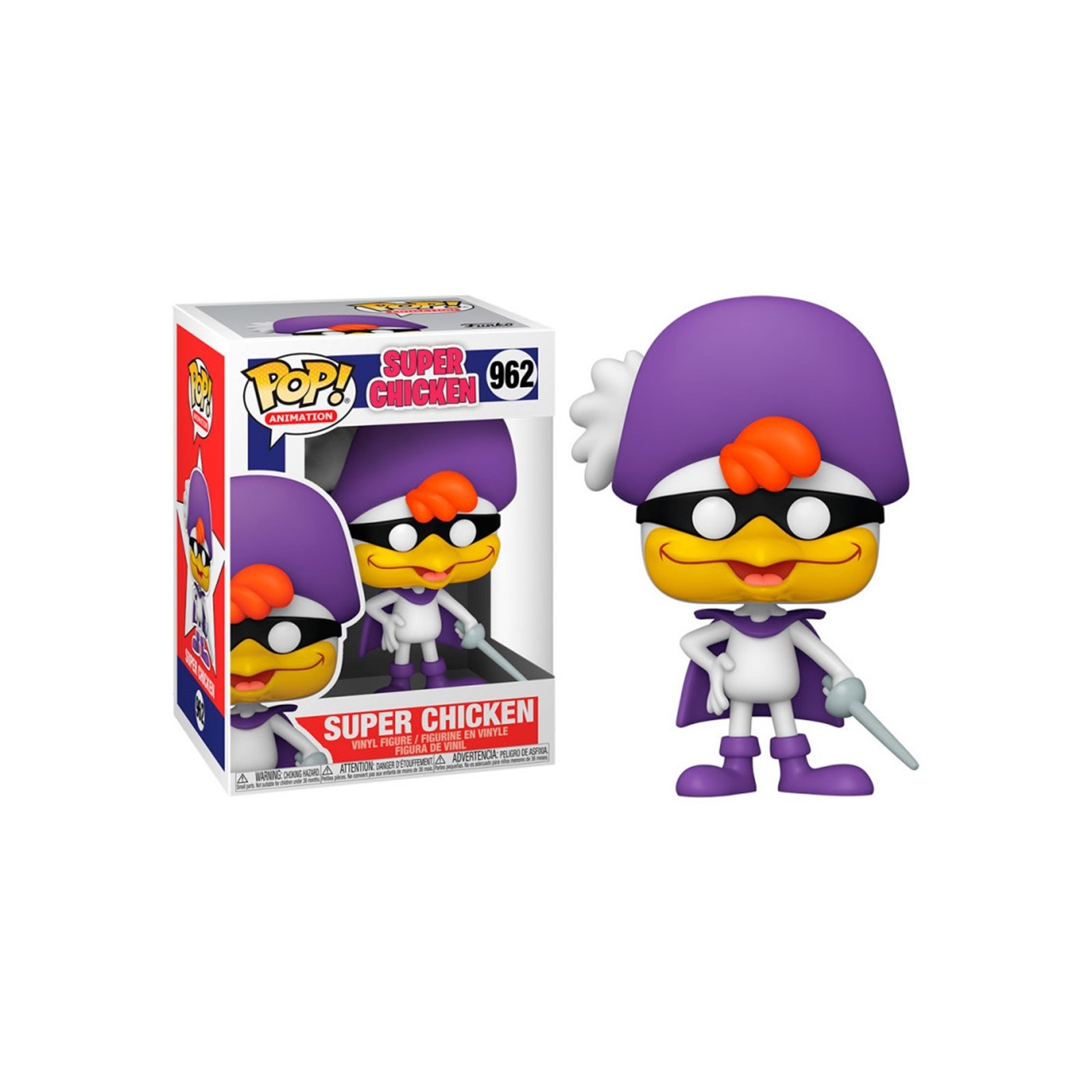 Funko pop animacion super chicken super