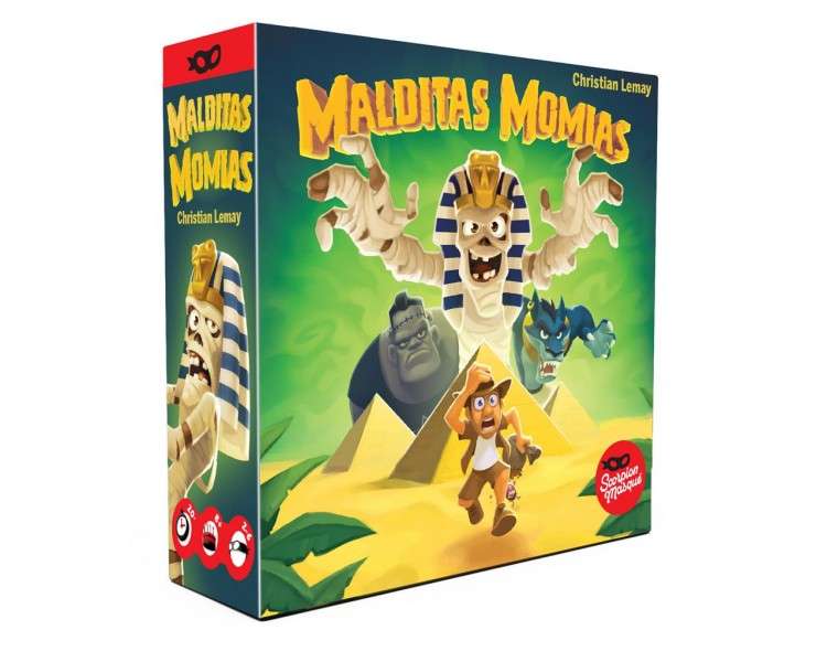 Juego mesa malditas momias pegi 8