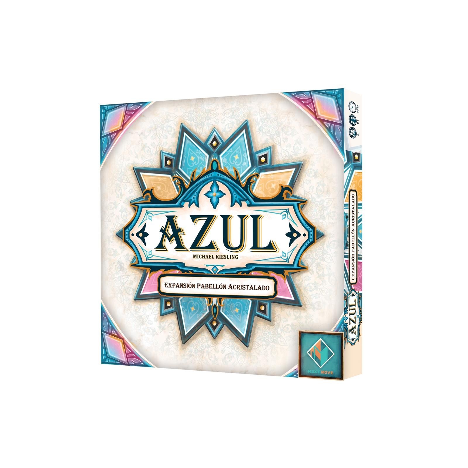 Juego mesa azul pabellon acristalado pegi