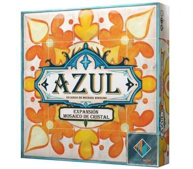 Juego mesa azul mosaico cristal pegi