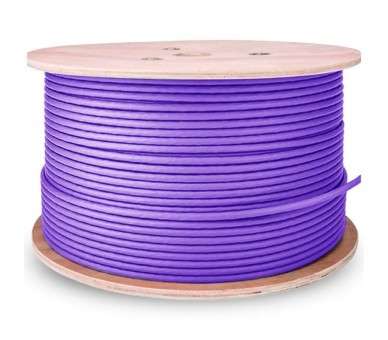 h2AISENS CABLE DE RED RJ45 LSZH CAT6 UTP RIGIDO AWG23 CCA ALEACION VIOLETA 500M h2pbr pp ph2Especificaciones h2ulliBobina cable