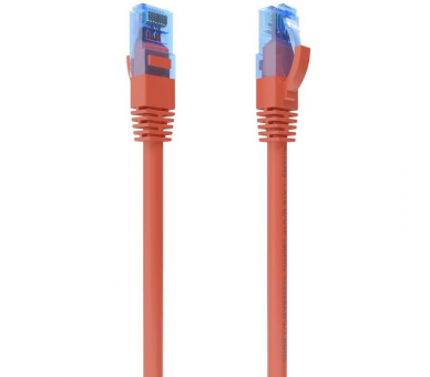 ph2AISENS CABLE DE RED LATIGUILLO RJ45 CAT6 UTP AWG26 CCA ROJO 30CM h2pCable de red CAT6 UTP AWG26 CCA Aleacion con conector ti