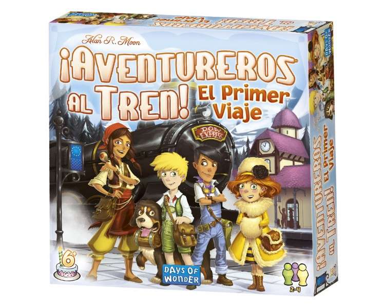 Juego mesa aventureros al tren el