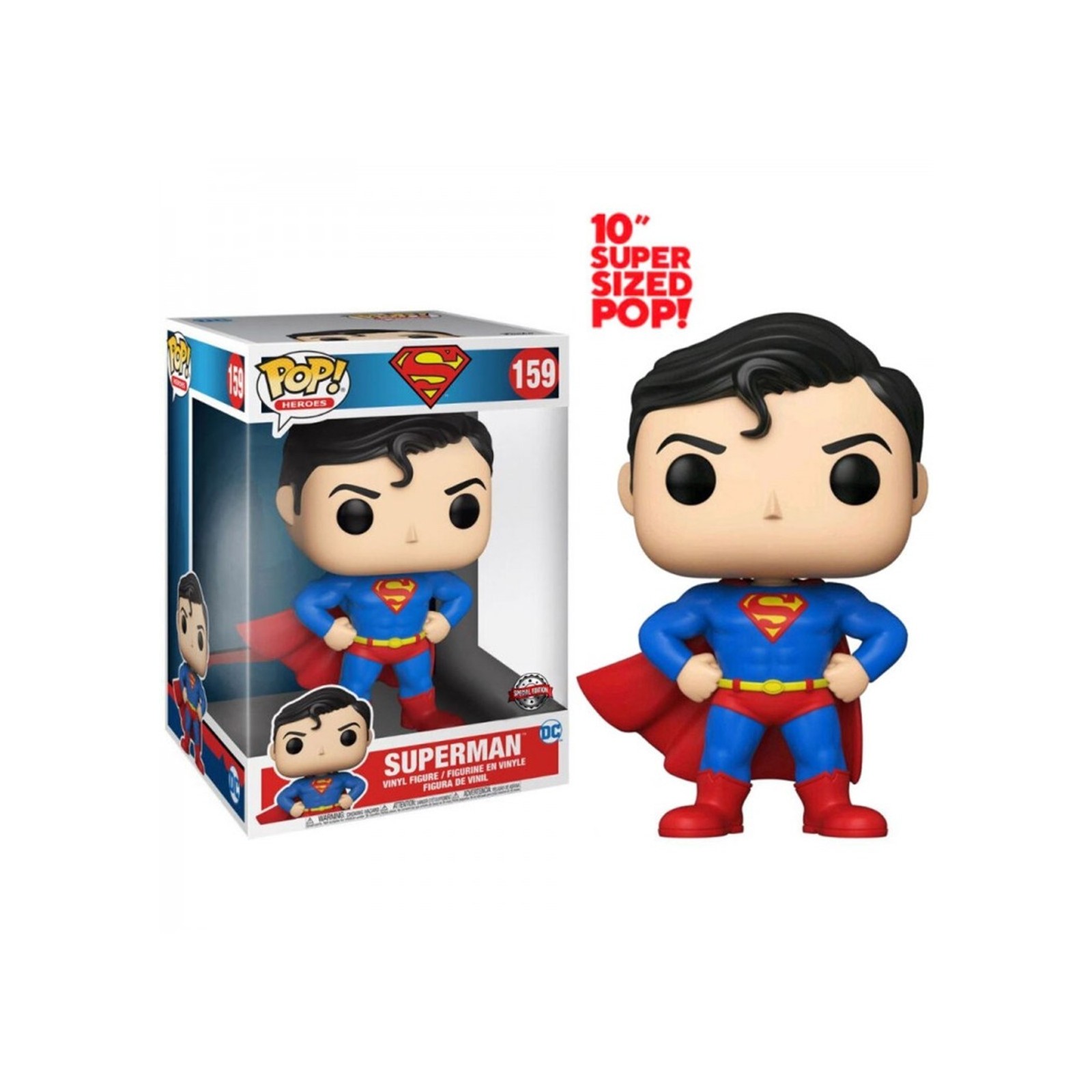 Funko pop dc comics superman 10pulgadas