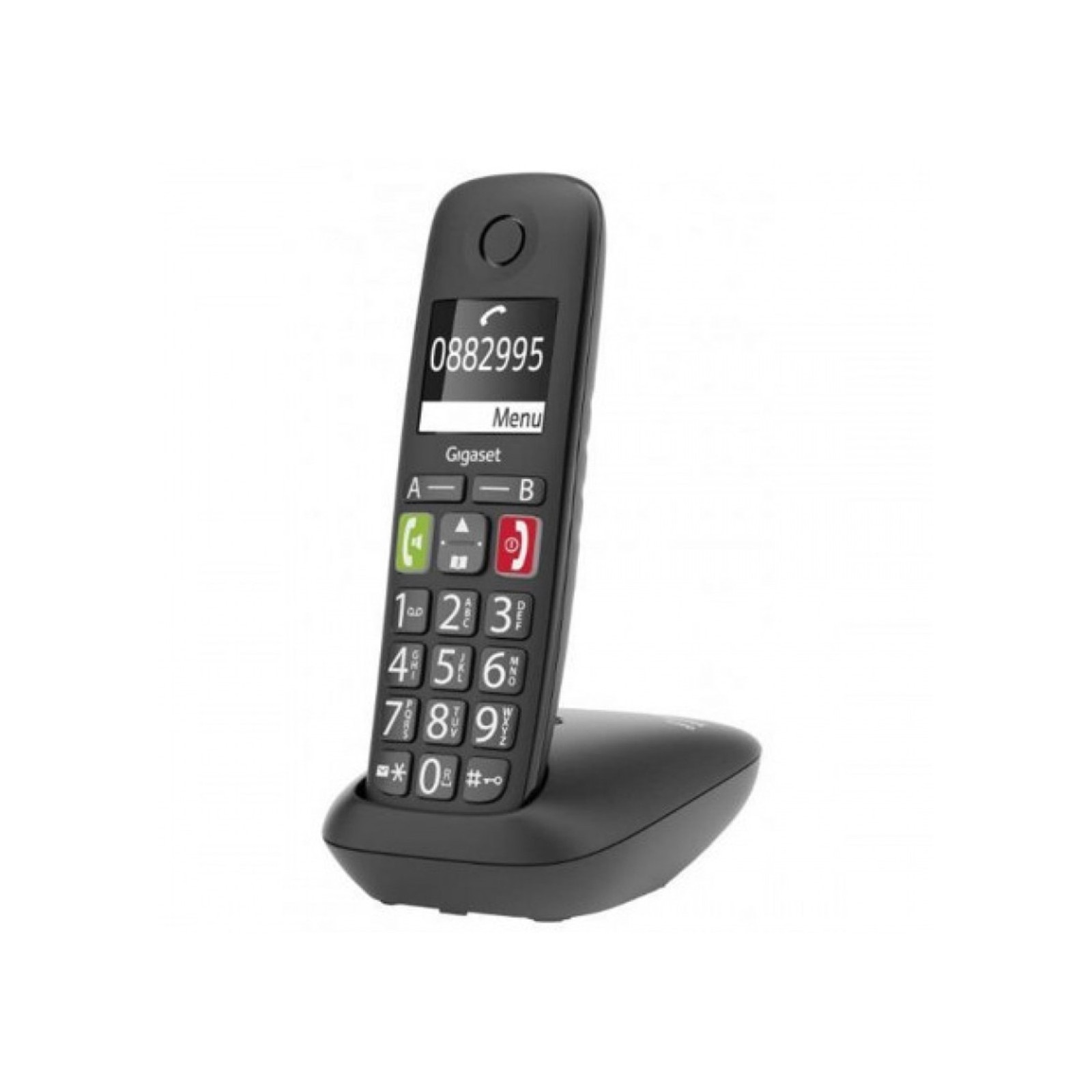 Telefono fijo inalambrico gigaset e290 negro