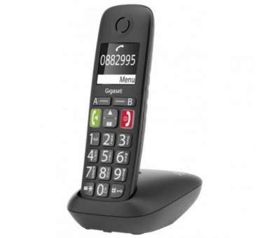 Telefono fijo inalambrico gigaset e290 negro