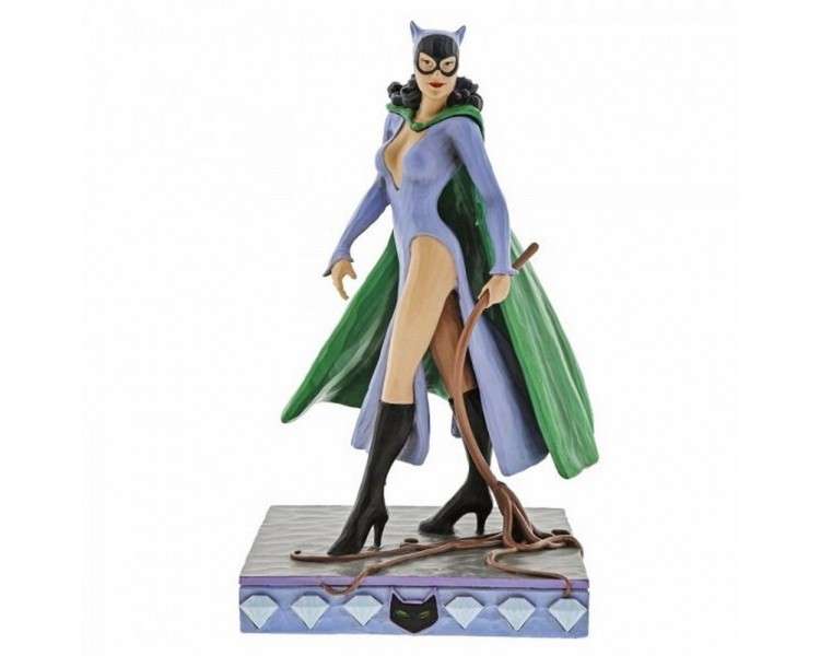 Figura enesco dc comics batman catwoman