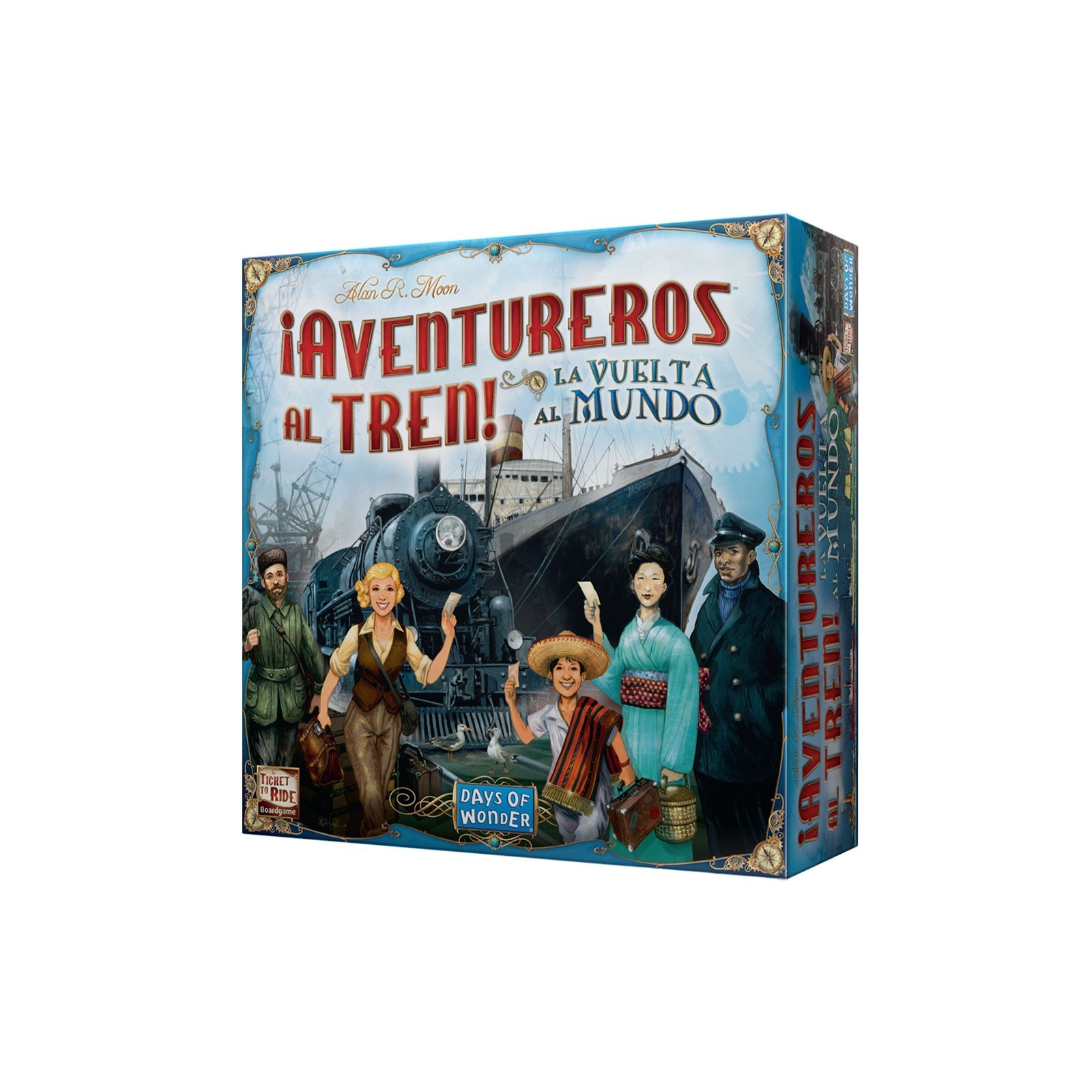 Juego mesa aventureros al tren la