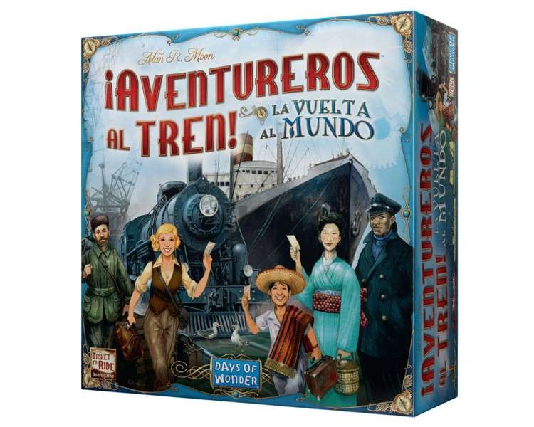 Juego mesa aventureros al tren la