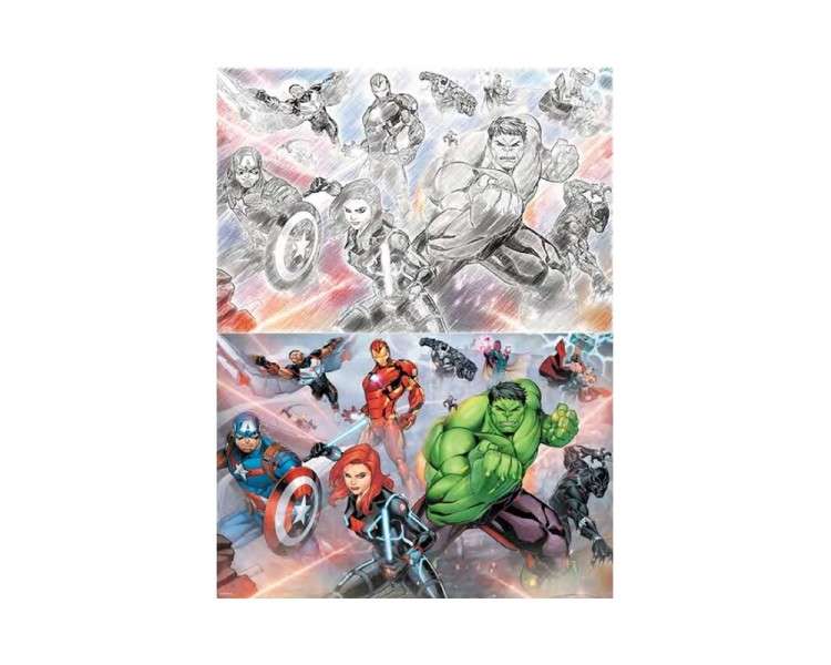 Puzzle rascar prime 3d marvel 150