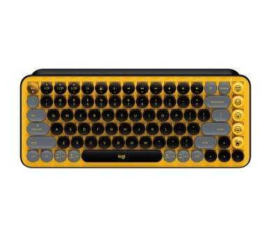 Teclado logitech pop keys blast yellow