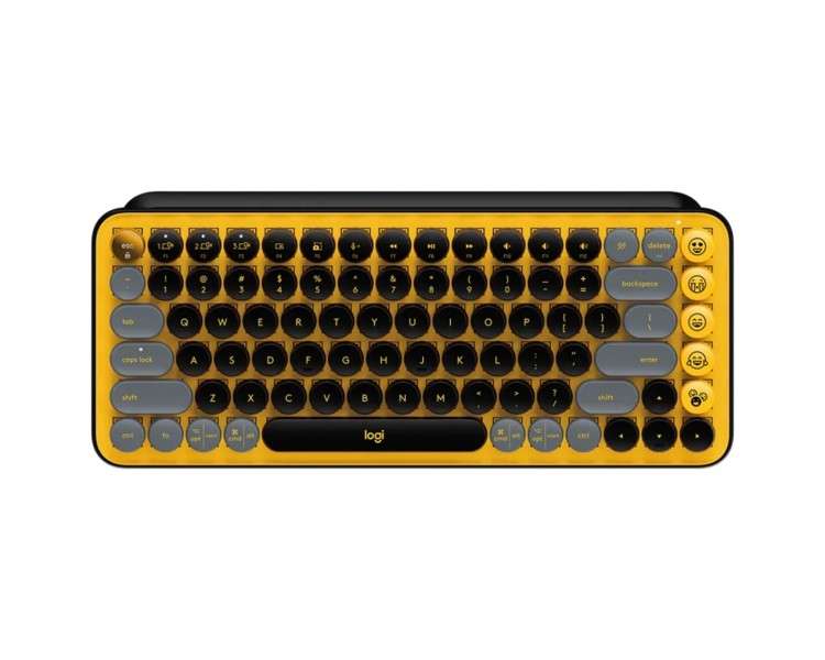 Teclado logitech pop keys blast yellow