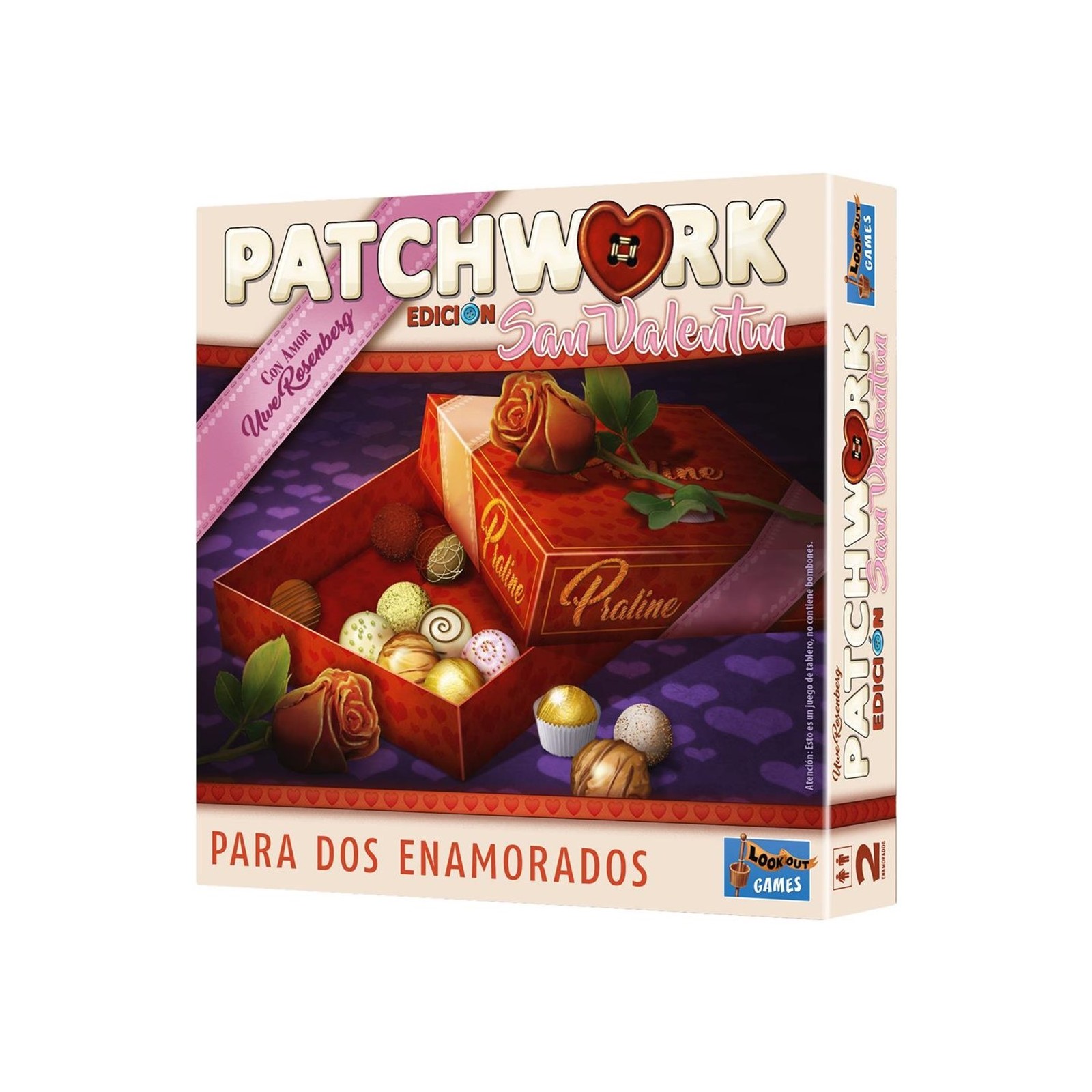 Juego mesa patchwork san valentin pegi