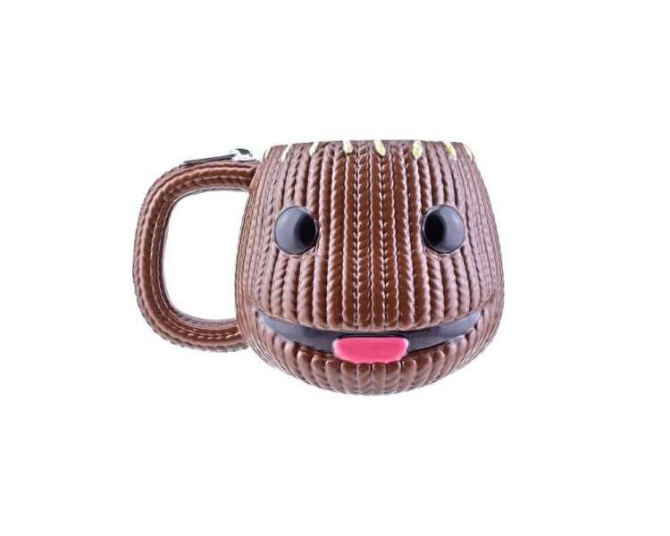 Taza 3d paladone sackboy shaped mug