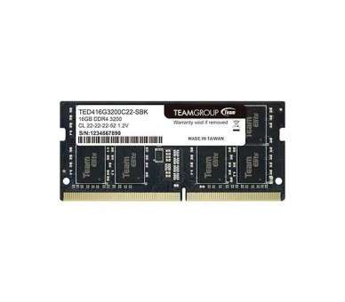 MODULO MEMORIA RAM S O DDR4 16GB PC3200 TEAMGROUP ELITE