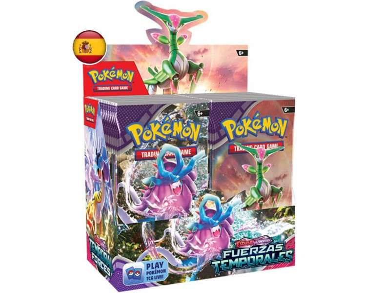 POKEMON JUEGO DE CARTAS COL. ESCARLATA Y PURPURA FUERZAS TEMPORALES (ESP)