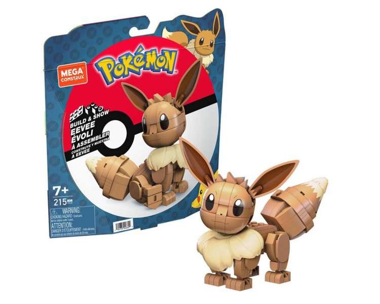 Figura mattel mega construx build pokemon