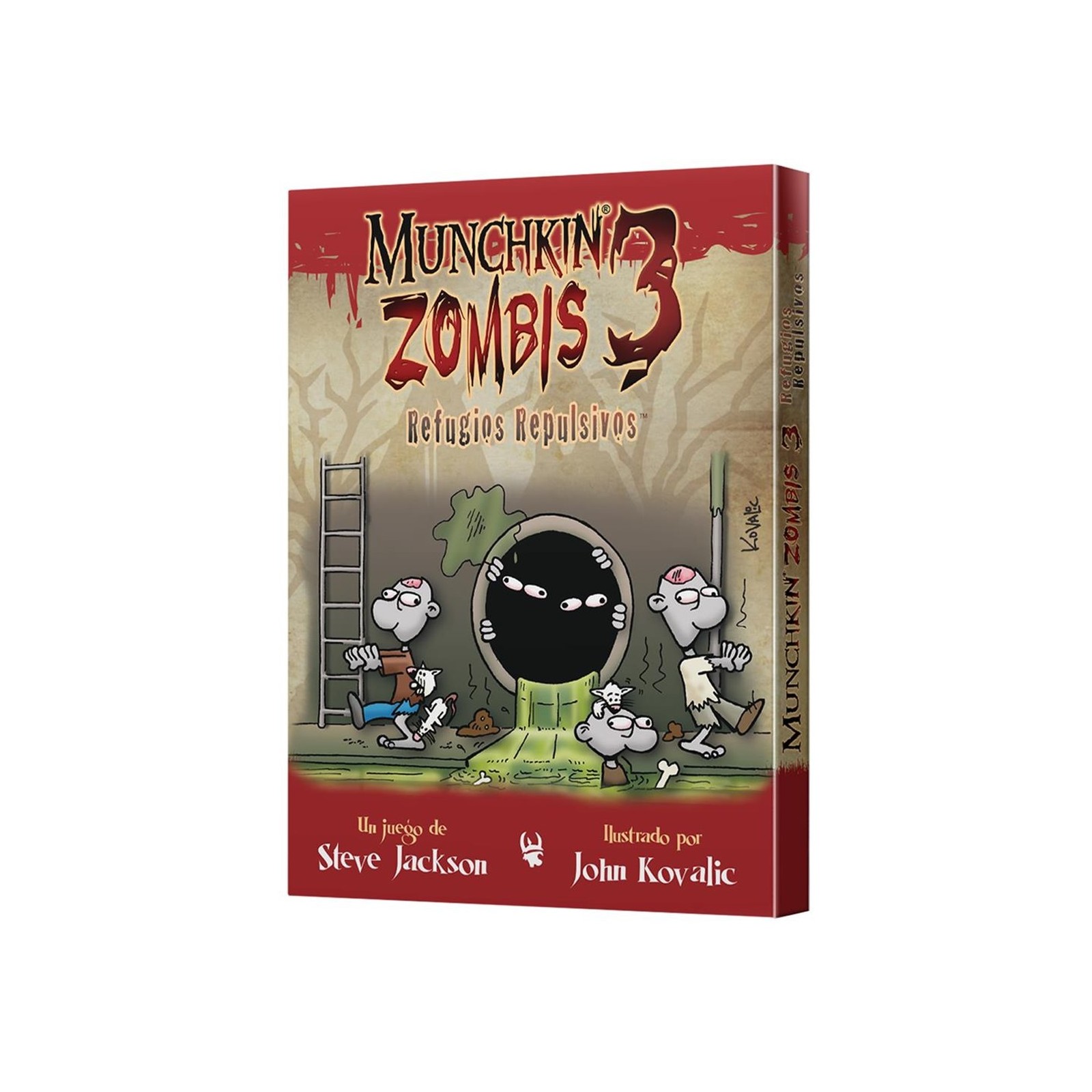 Juego mesa munchkin zombis 3 refugios