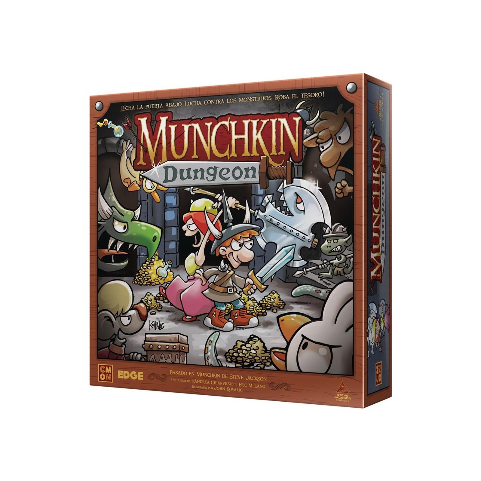 Juego mesa munchkin dungeon pegi 14