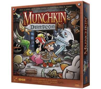 Juego mesa munchkin dungeon pegi 14