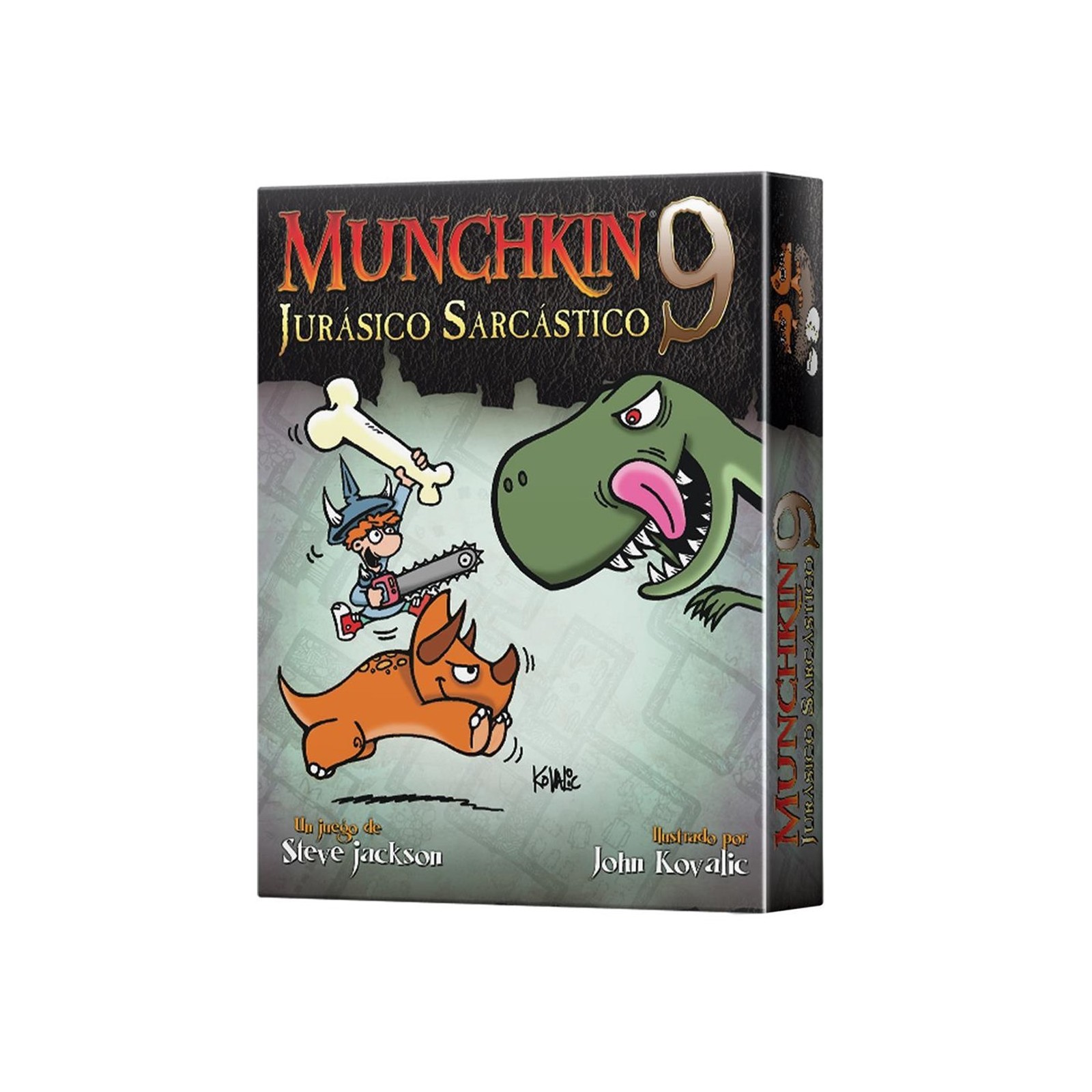 Juego mesa munchkin 9 jurasico sarcastico