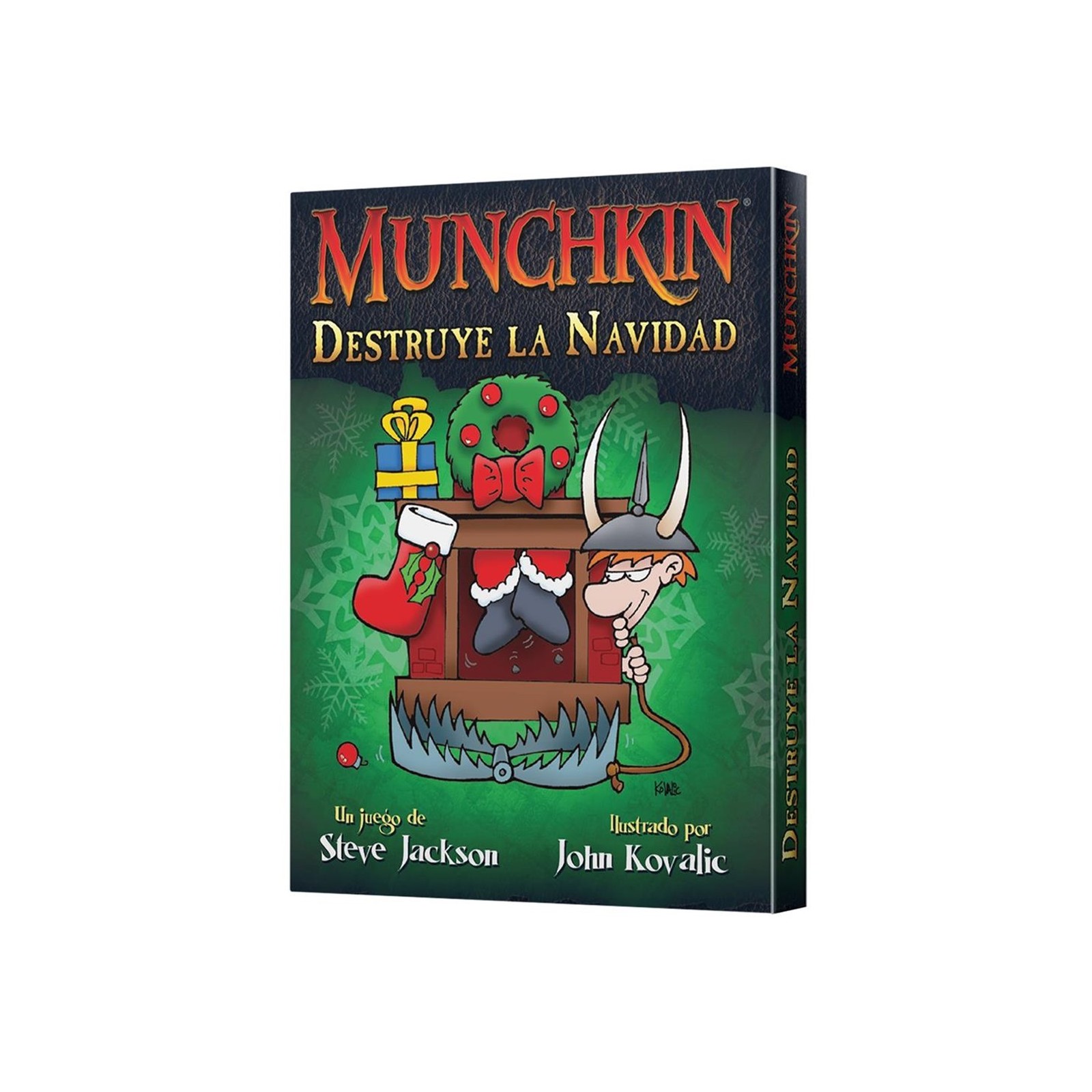 Juego mesa munchkin destruye la navidad