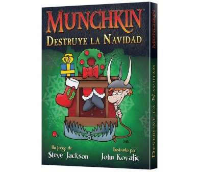 Juego mesa munchkin destruye la navidad