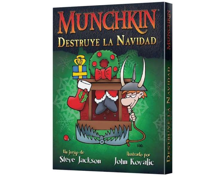 Juego mesa munchkin destruye la navidad