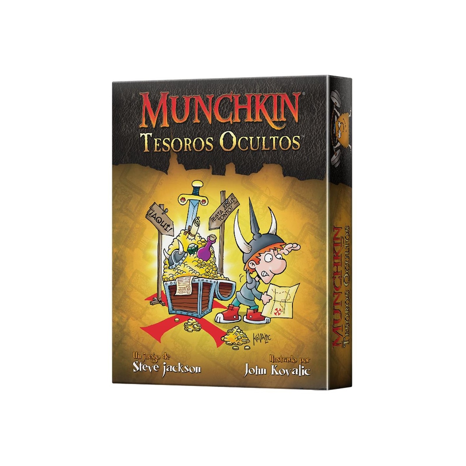 Juego mesa munchkin tesoros ocultos pegi