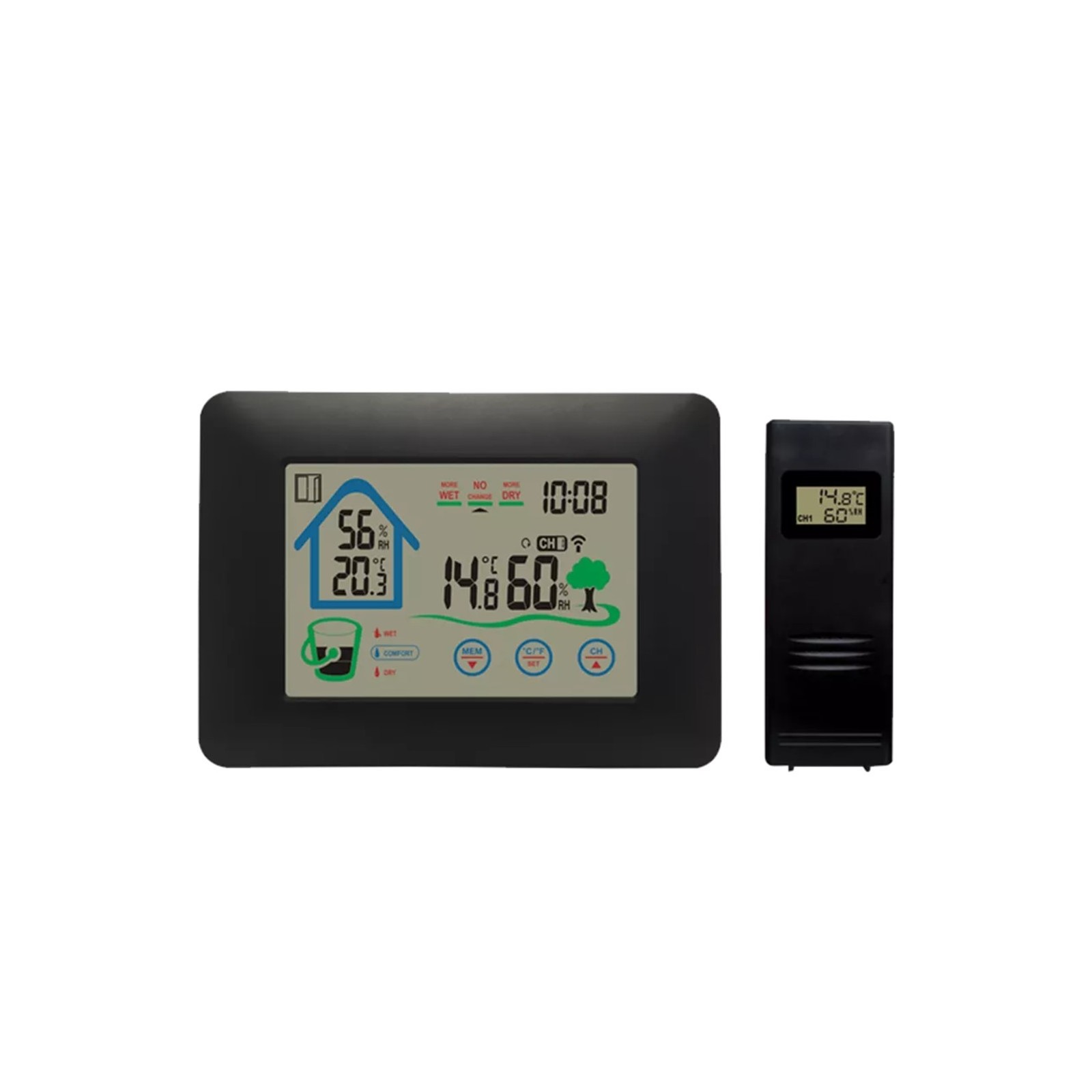 Estacion meteorologica denver ws 520 con reloj