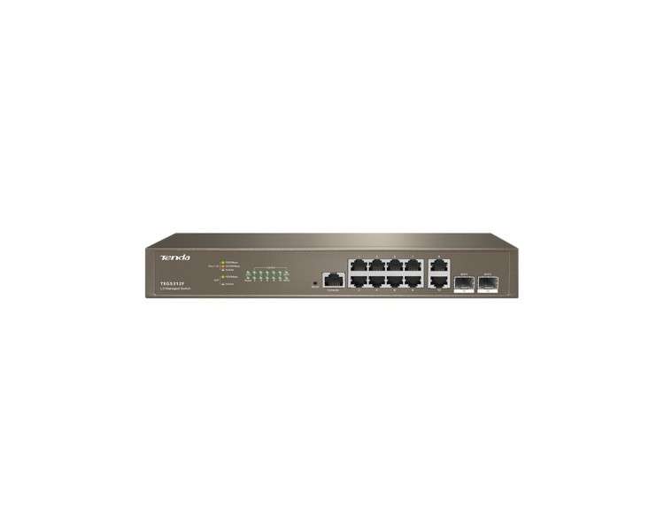 Switch 12 puertos ipcom teg5312f 10