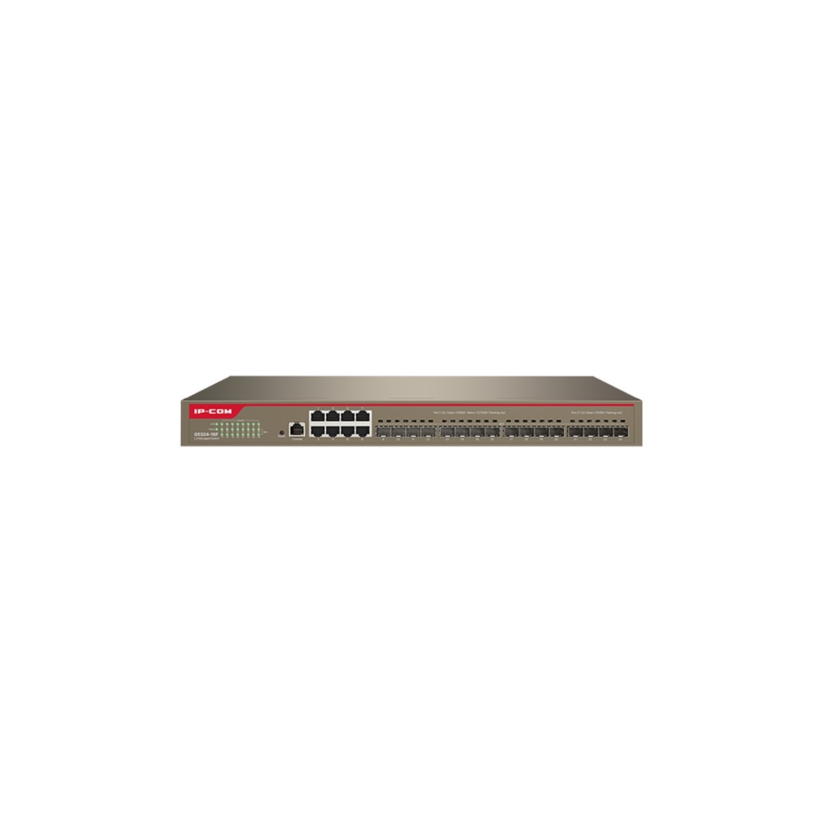 Switch ip com g5324 16f 8 puertos gigabit