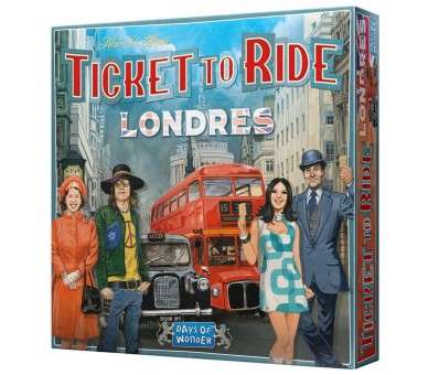 Juego mesa aventureros al tren londres