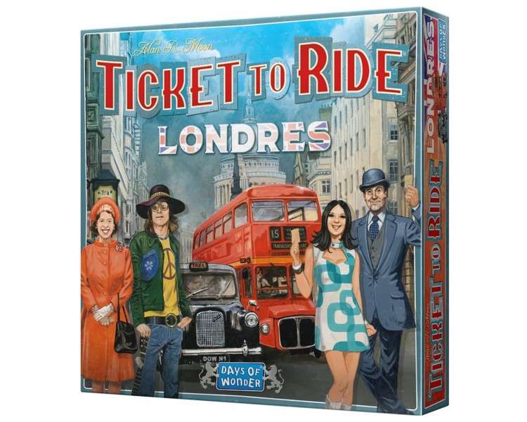 Juego mesa aventureros al tren londres