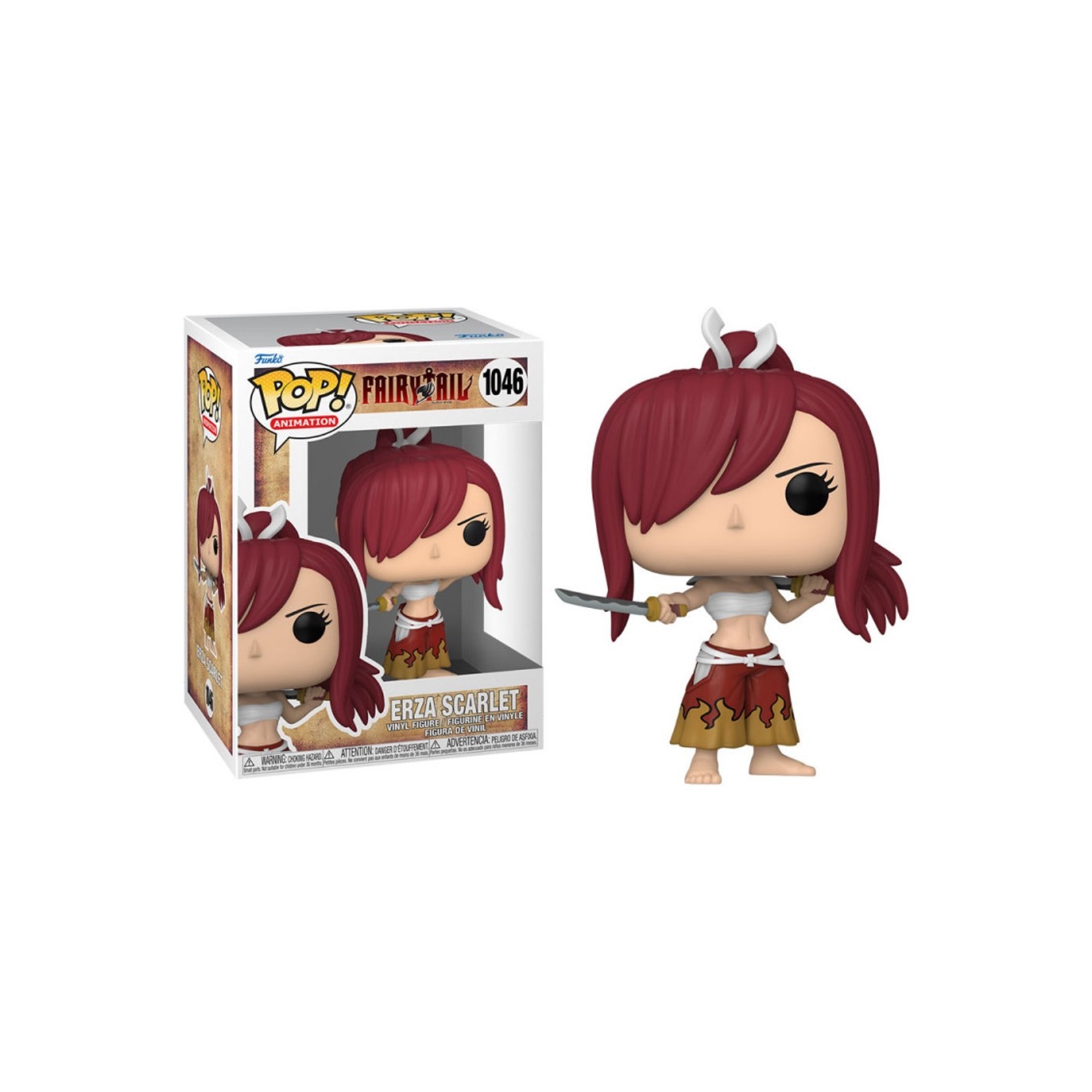 Funko pop animacion fairy tail erza