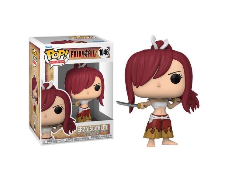 Funko pop animacion fairy tail erza