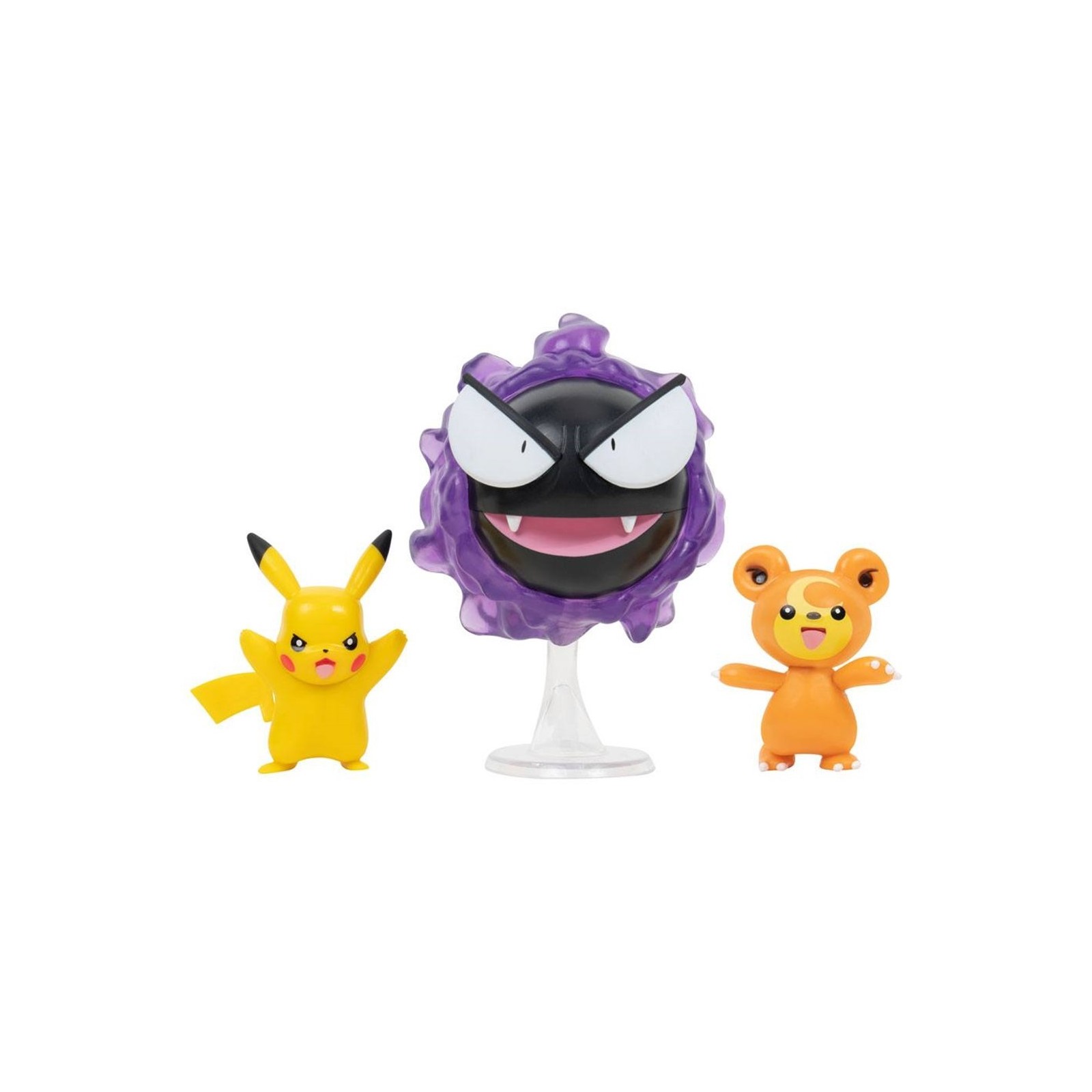 Pack 3 figuras jazwares pokemon batalla