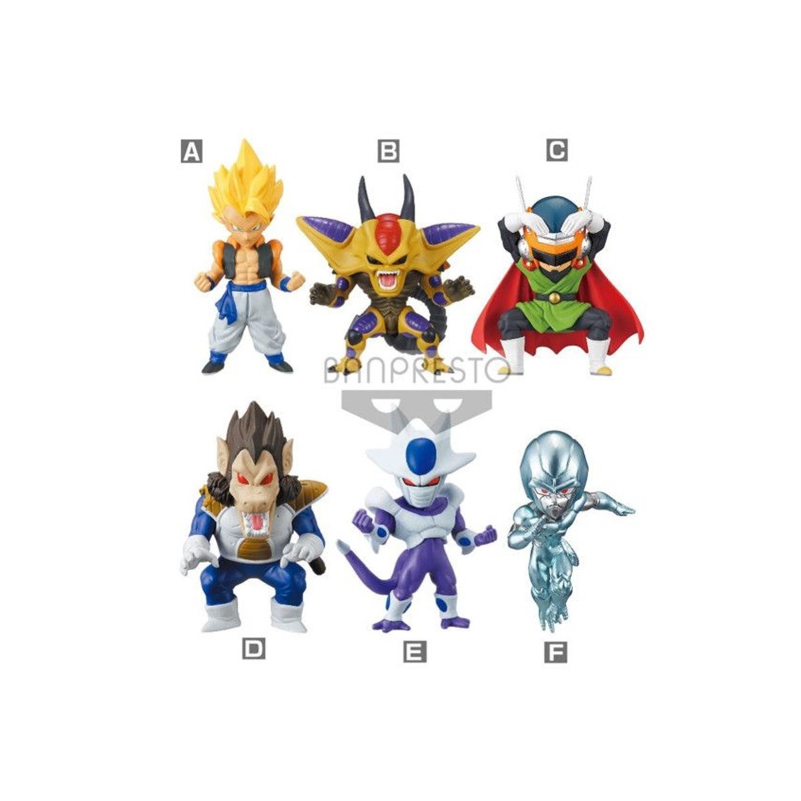 Figuras banpresto dragon ball wcf treasure