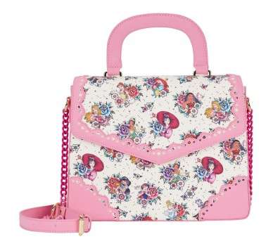 Bolso loungefly disney princesas tatuajes aop