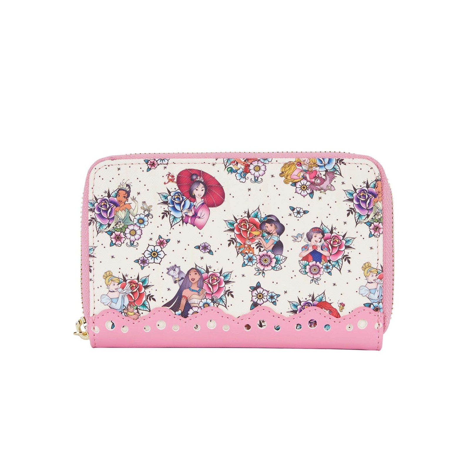 Cartera loungefly disney princesas tatuajes aop