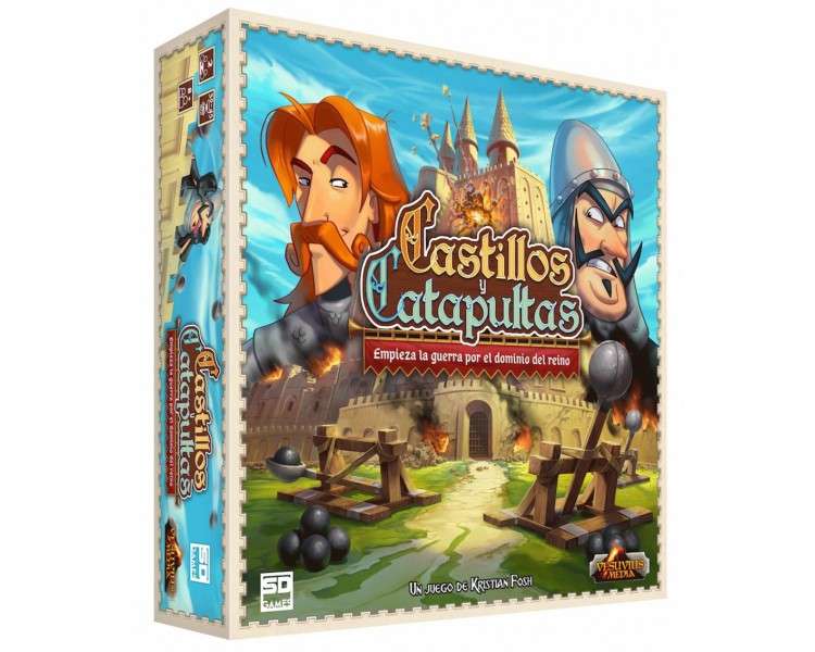 Juego mesa castillos y catapultas pegi