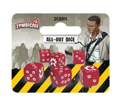 Dados juego mesa zombicide 2nd edition