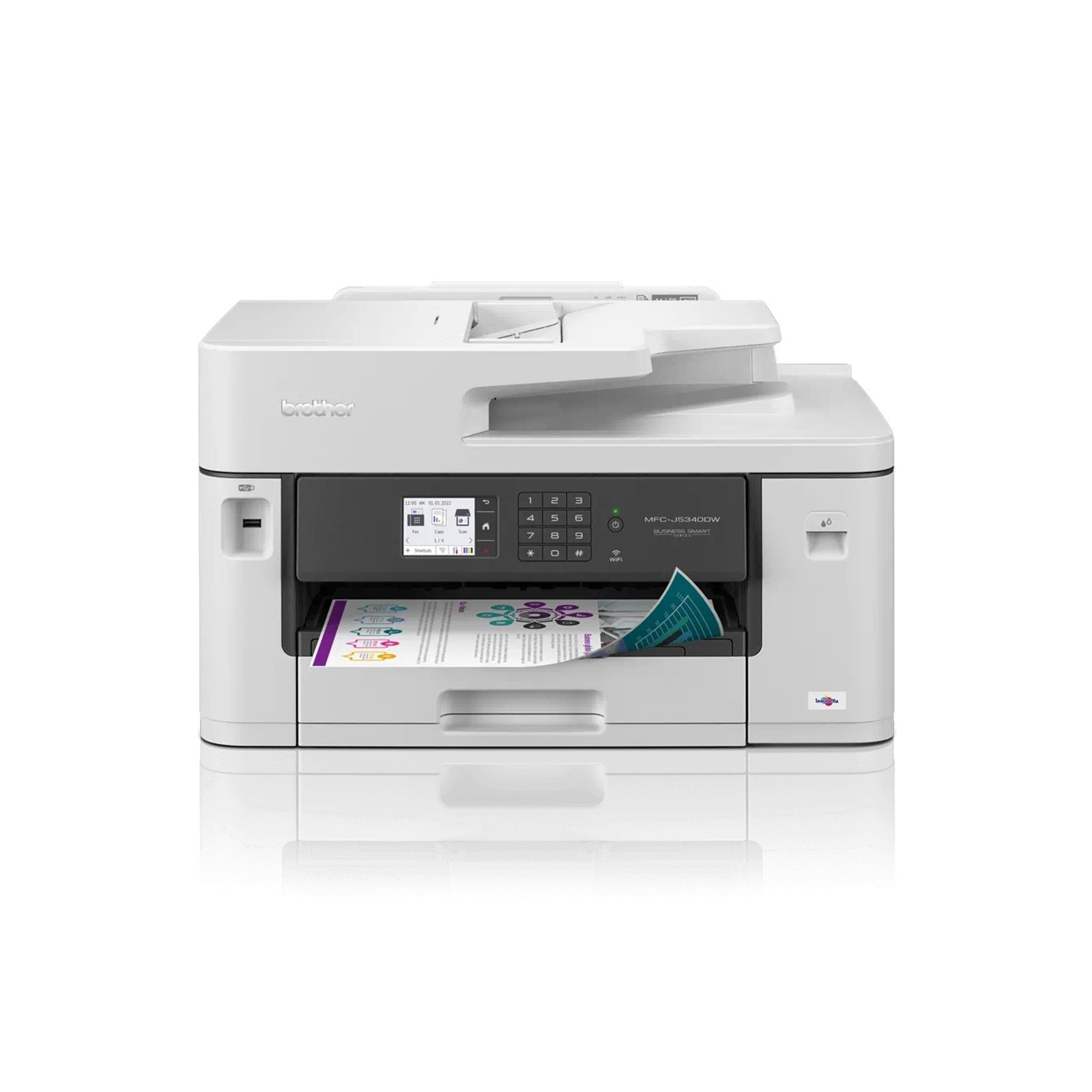 Multifuncion brother inyeccion color mfcj5340dw fax