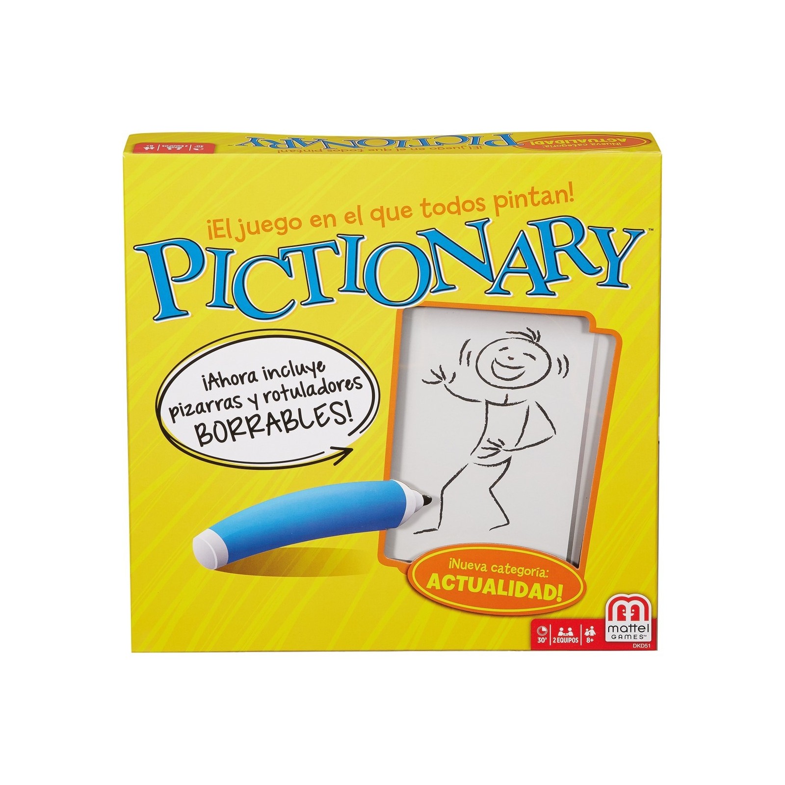 Juego mattel games pictionary original en