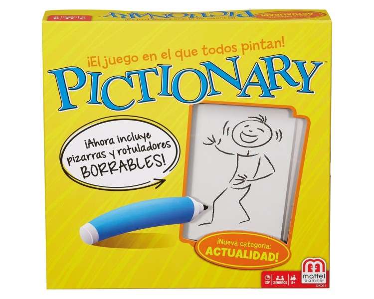 Juego mattel games pictionary original en