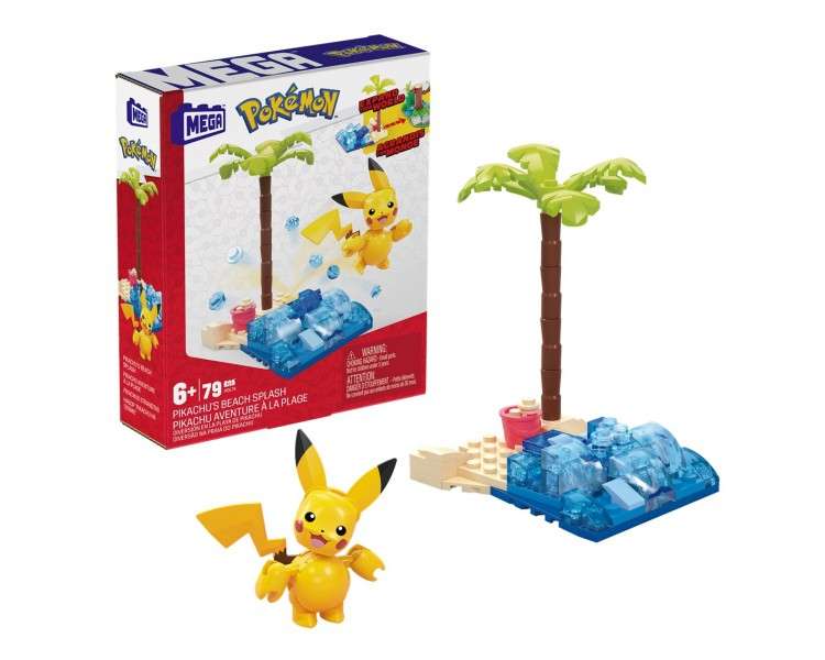 Figura mattel mega construx pokemon pikachu