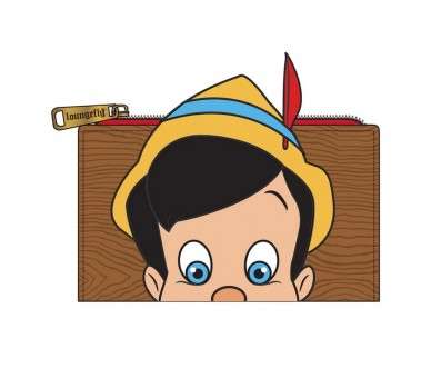 Cartera loungefly funko disney pinocho asomandose