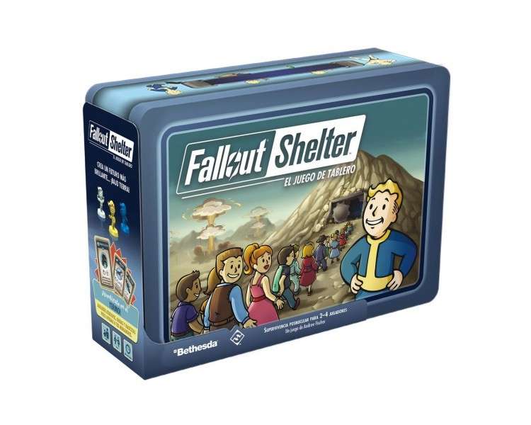 Juego mesa fallout shelter pegi