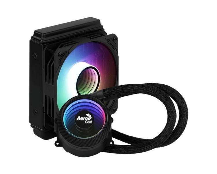 h2Disipador de CPU 120MM ARGB h2pRefrigeracion liquida de alto rendimiento con diseno Infinity Mirror RGB para ofrecer una expe